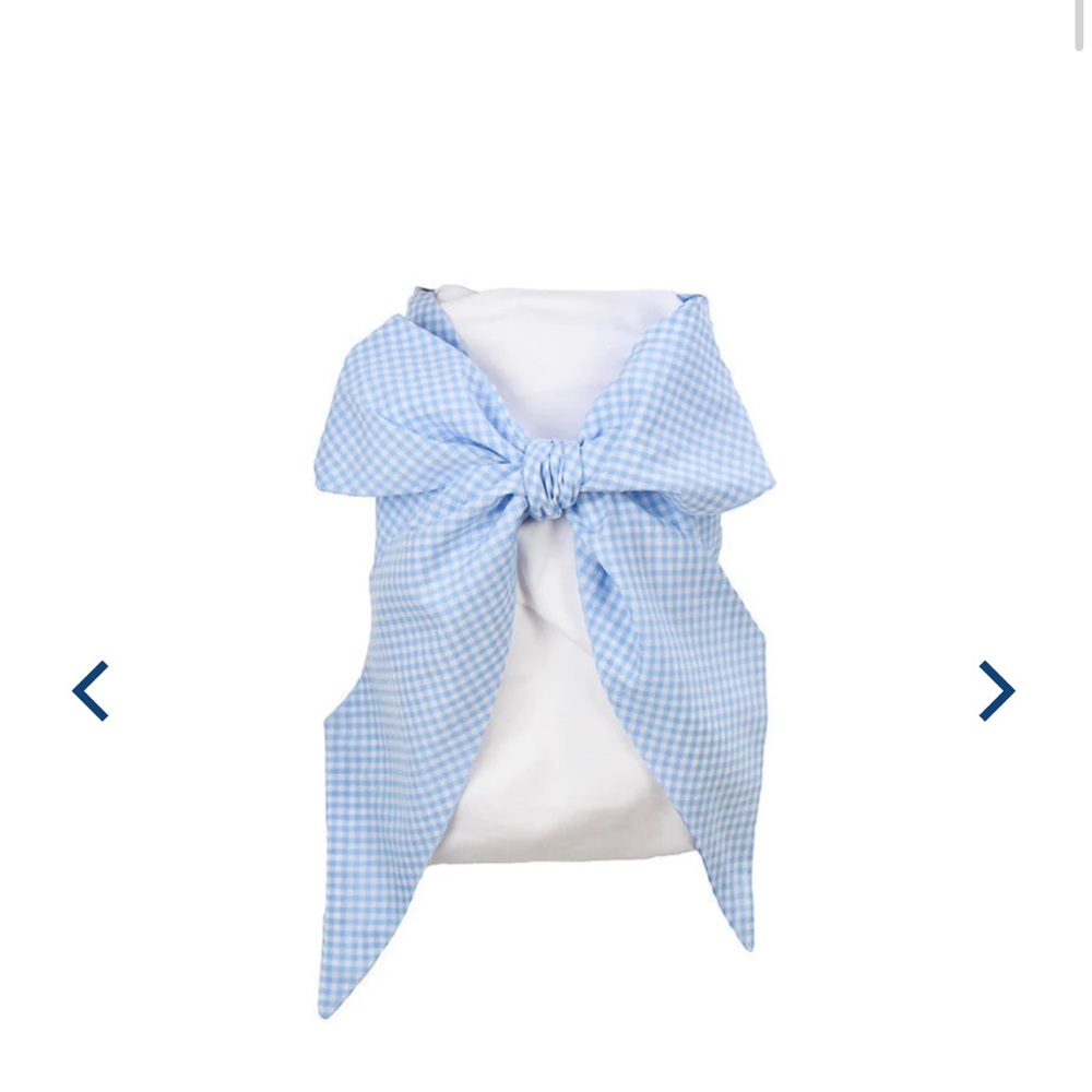 The Beaufort Bonnet Company Blue Gasparilla Gingham Swaddle